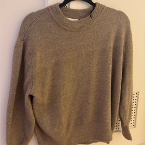 H&M tan sweater